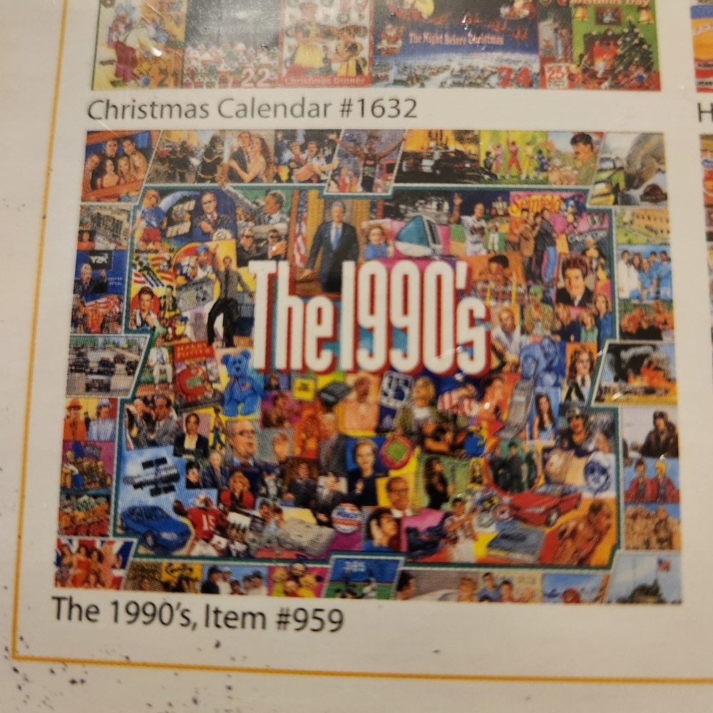 The 1990's White Mountain Puzzle 1000 Piece - Picture 3 of 4